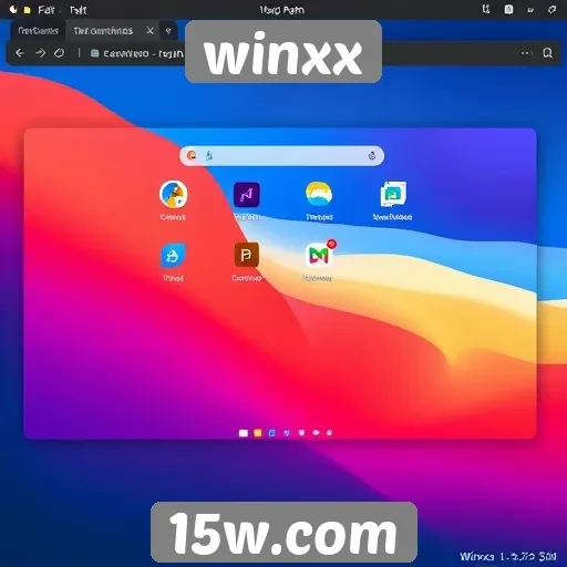 Interface do usuário do Winxx é otimizada para navegabilidade